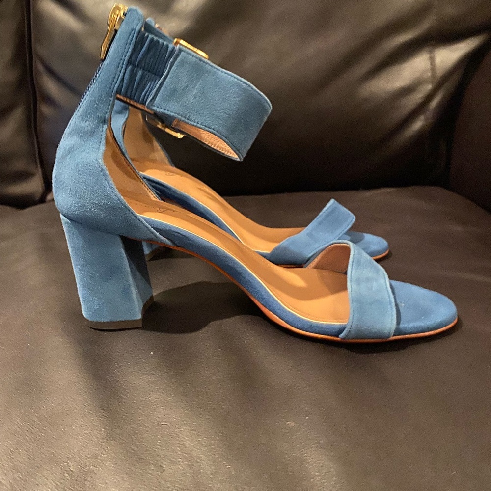 Elegant Blue Women's Heels